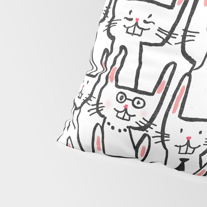 Bunny family Pillow Sham Gallery Image 4