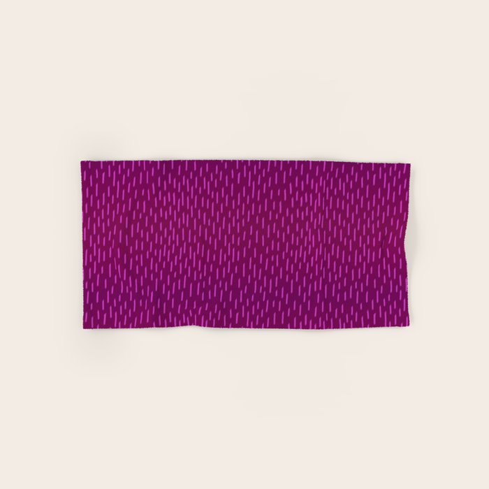 Magenta Dash Bath Towel Gallery Image 1