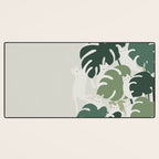 Cat and Plant 47 Desk Mat Gallery Image 3