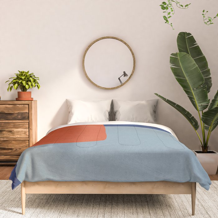 Modern Abstract Minimalism Artwork II Comforter Gallery Image 3