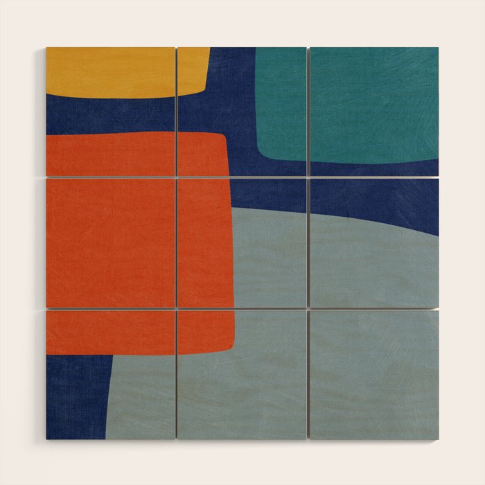 Modern Abstract Minimalism Artwork II Wood Wall Art Gallery Image 1