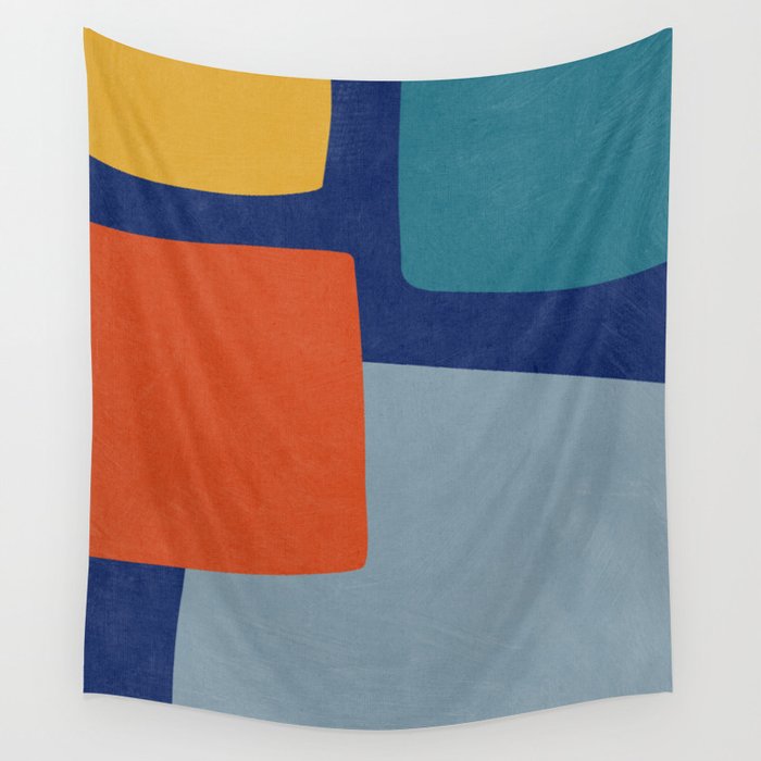 Modern Abstract Minimalism Artwork II Wall Tapestry Gallery Image 4