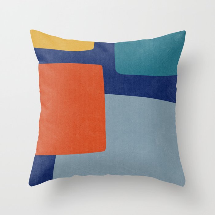 Modern Abstract Minimalism Artwork II Throw Pillow Gallery Image 1