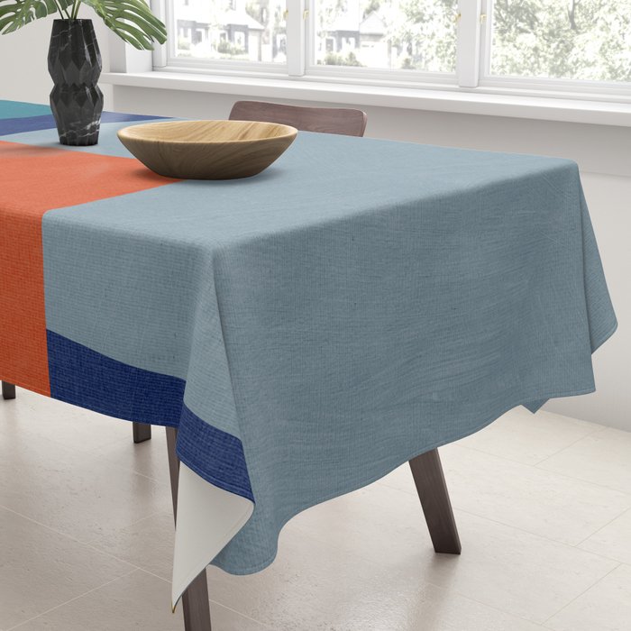 Modern Abstract Minimalism Artwork II Tablecloth Gallery Image 3