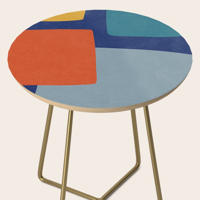 Modern Abstract Minimalism Artwork II Side Table Gallery Image 2