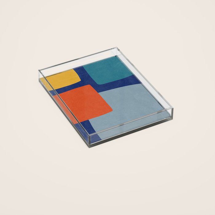Modern Abstract Minimalism Artwork II Acrylic Tray Gallery Image 2