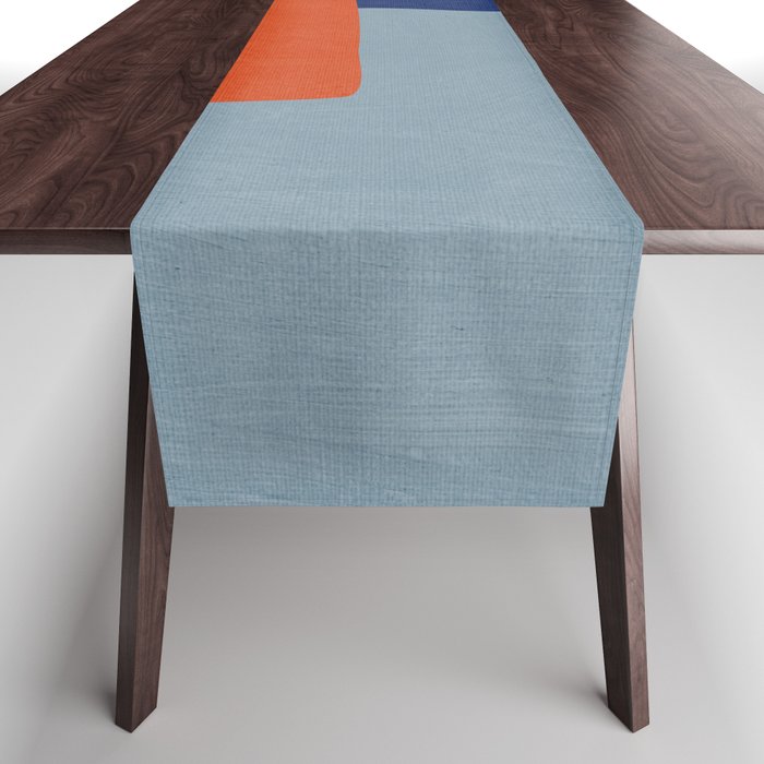 Modern Abstract Minimalism Artwork II Table Runner Gallery Image 1
