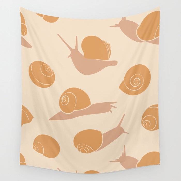 Retro Snail Pattern Wall Tapestry Gallery Image 4