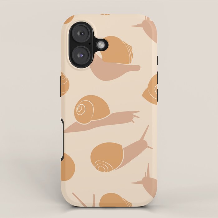 Retro Snail Pattern iPhone Case Gallery Image 1