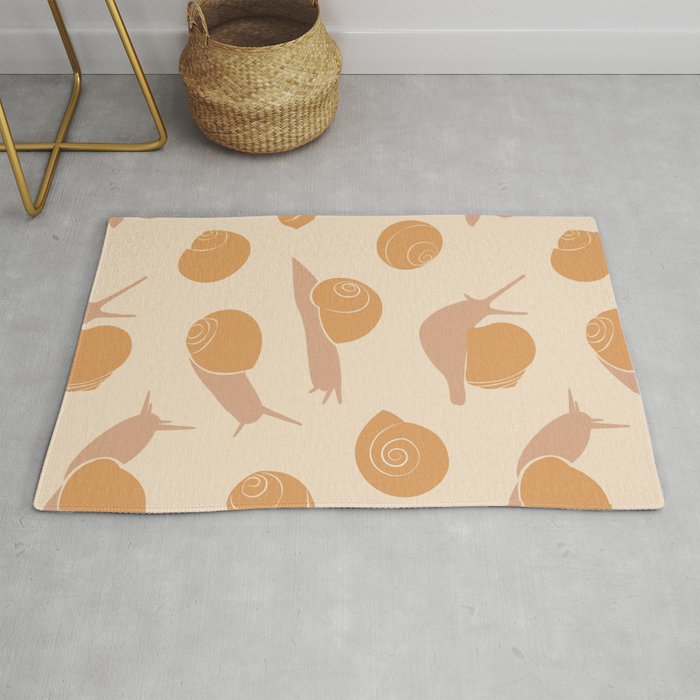 Retro Snail Pattern Rug Gallery Image 1