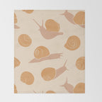 Retro Snail Pattern Throw Blanket Gallery Image 2