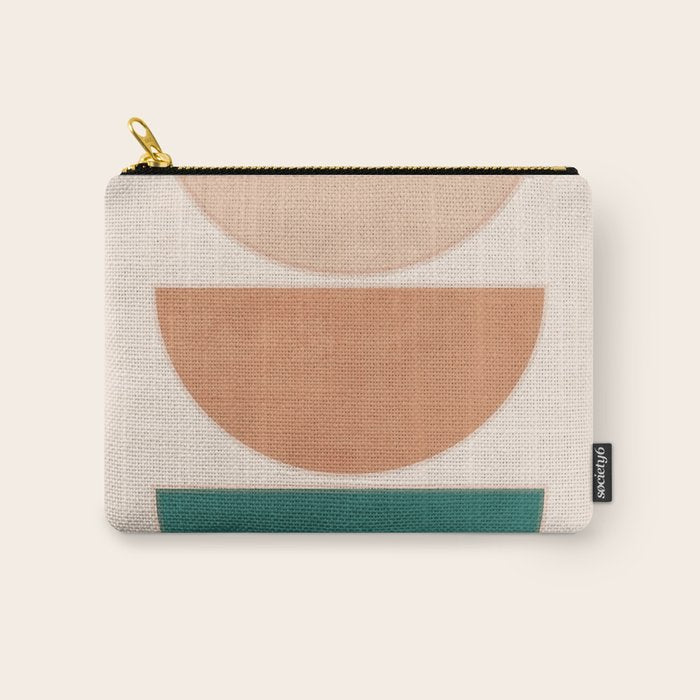 Minimal Geometric Shapes 105 Carry All Pouch Gallery Image 1