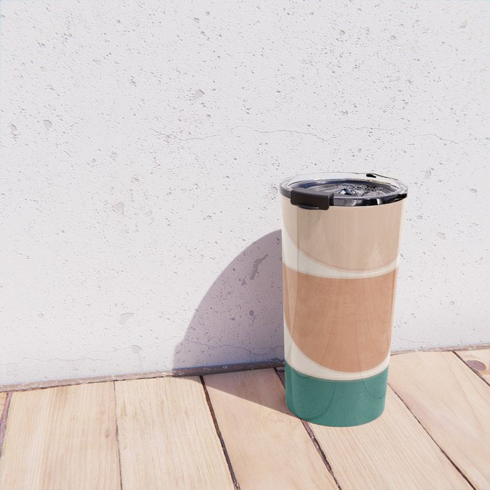 Minimal Geometric Shapes 105 Travel Mug Gallery Image 4
