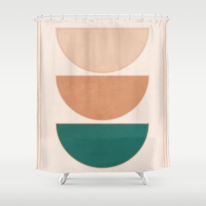 Minimal Geometric Shapes 105 Shower Curtain Gallery Image 1