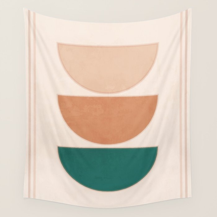 Minimal Geometric Shapes 105 Wall Tapestry Gallery Image 4