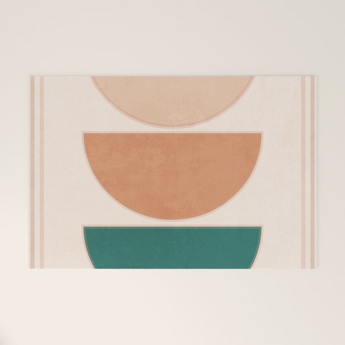 Minimal Geometric Shapes 105 Welcome Mat Gallery Image 1