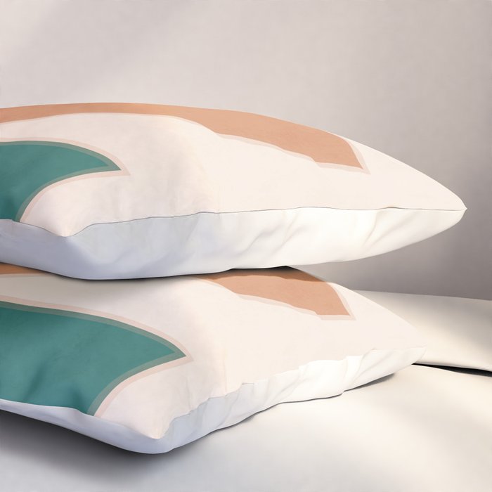 Minimal Geometric Shapes 105 Pillow Sham Gallery Image 3