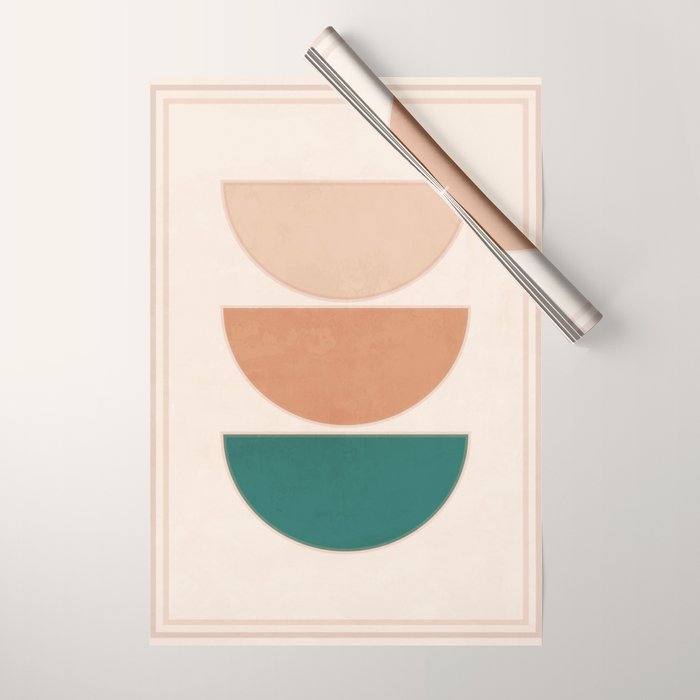 Minimal Geometric Shapes 105 Wrapping Paper Gallery Image 1