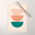 Minimal Geometric Shapes 105 Wrapping Paper Gallery Image 1