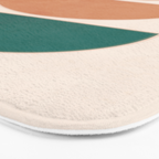Minimal Geometric Shapes 105 Bath Mat Gallery Image 3