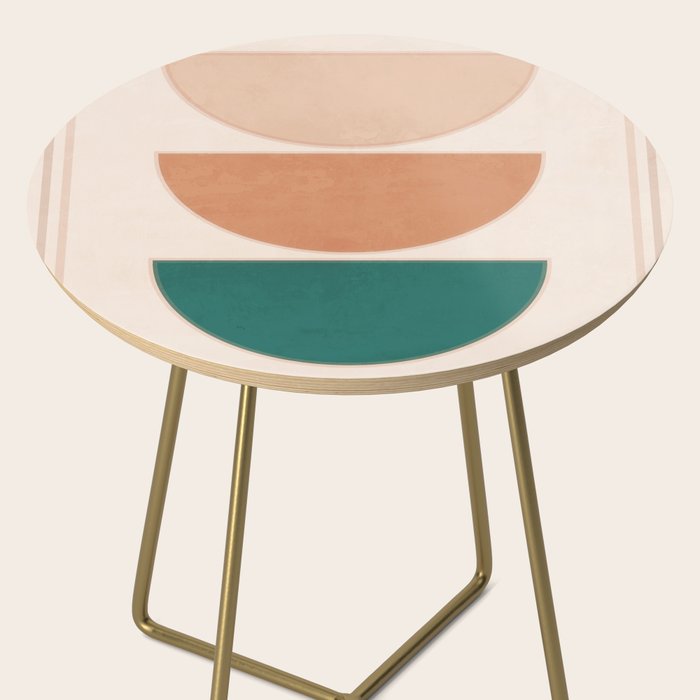Minimal Geometric Shapes 105 Side Table Gallery Image 2
