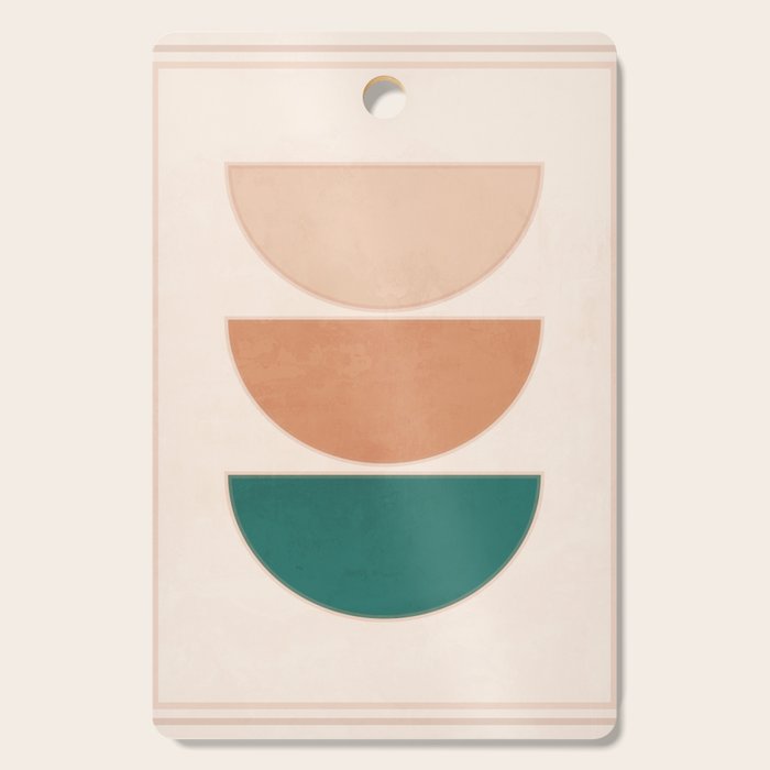 Minimal Geometric Shapes 105 Cutting Board Gallery Image 1