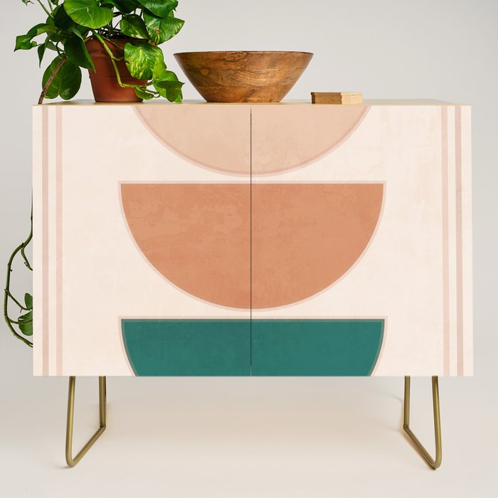 Minimal Geometric Shapes 105 Credenza Gallery Image 1