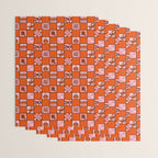 Scorpio Checkered Print Wrapping Paper Gallery Image 3