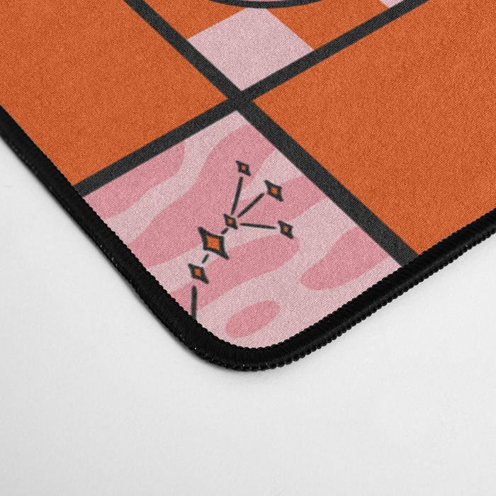 Scorpio Checkered Print Desk Mat Gallery Image 4