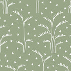 Boho Trees on Sage Green Coffee Mug Gallery Image 2