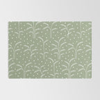 Boho Trees on Sage Green Rug Gallery Image 2