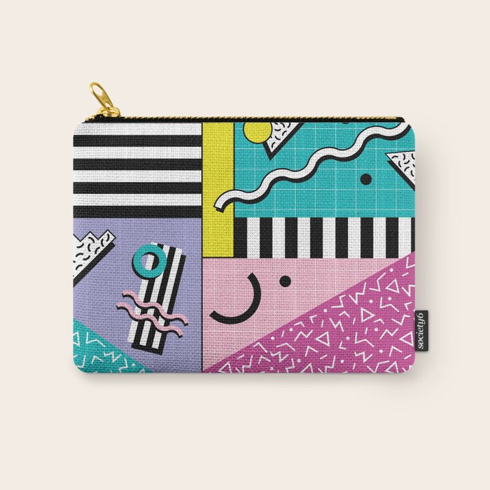 Memphis pattern 68 - 80s / 90s Retro Carry All Pouch Gallery Image 1