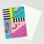 Memphis pattern 68 - 80s / 90s Retro Stationery Card Gallery Image 2
