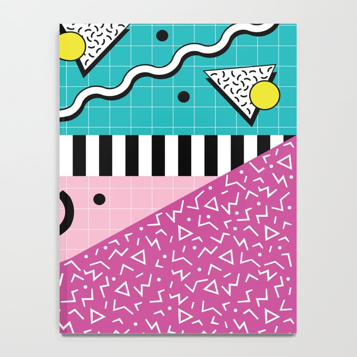 Memphis pattern 68 - 80s / 90s Retro Notebook Gallery Image 4