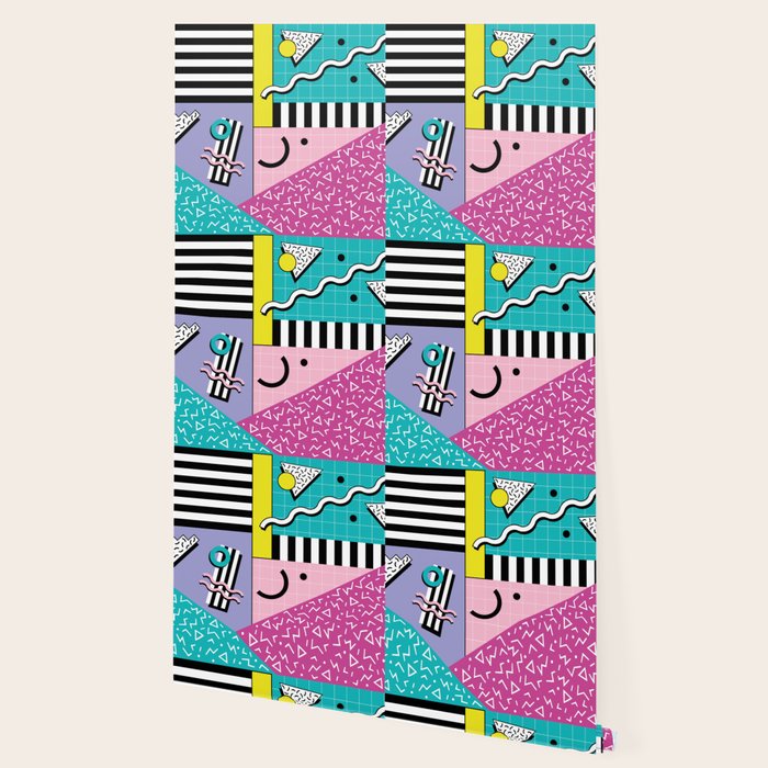 Memphis pattern 68 - 80s / 90s Retro Wallpaper Gallery Image 2