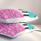 Memphis pattern 68 - 80s / 90s Retro Pillow Sham Gallery Image 3