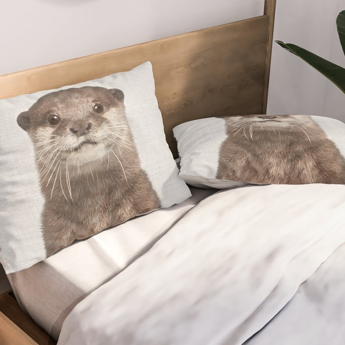 Otter - Colorful Pillow Sham Gallery Image 2