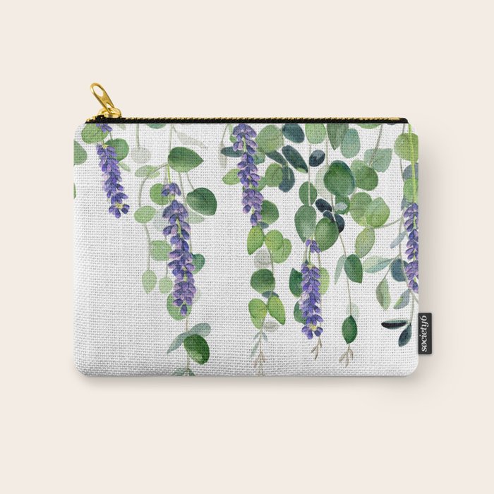 Eucalyptus and Lavender  Carry All Pouch Gallery Image 1