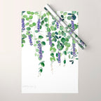 Eucalyptus and Lavender  Wrapping Paper Gallery Image 1