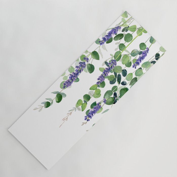 Eucalyptus and Lavender  Yoga Mat Gallery Image 1