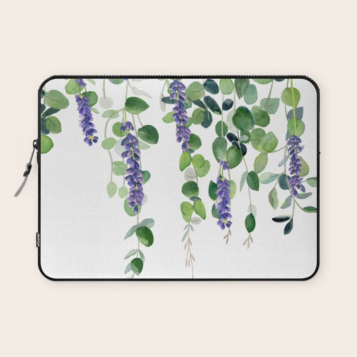 Eucalyptus and Lavender  Laptop Sleeve Gallery Image 1