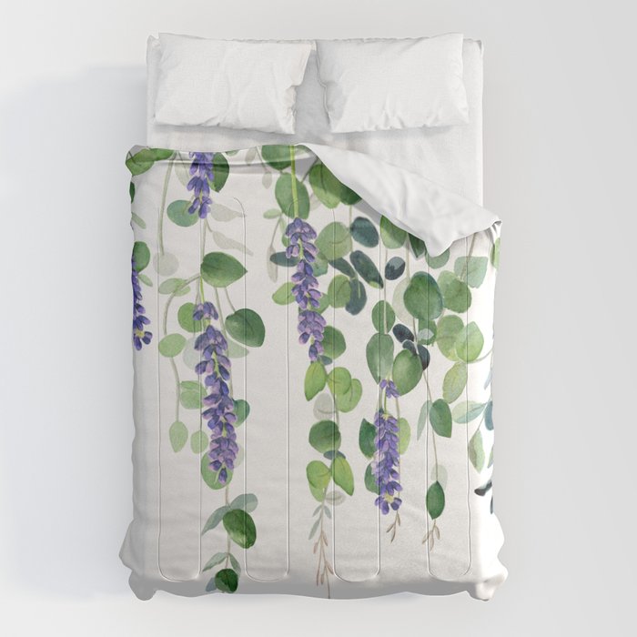 Eucalyptus and Lavender  Comforter Gallery Image 1