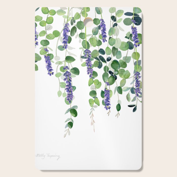Eucalyptus and Lavender  Cutting Board Gallery Image 1