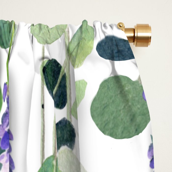 Eucalyptus and Lavender  Window Curtain Gallery Image 2