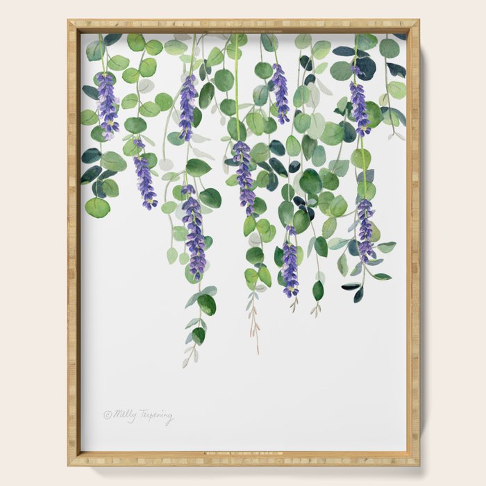 Eucalyptus and Lavender  Serving Tray Gallery Image 1