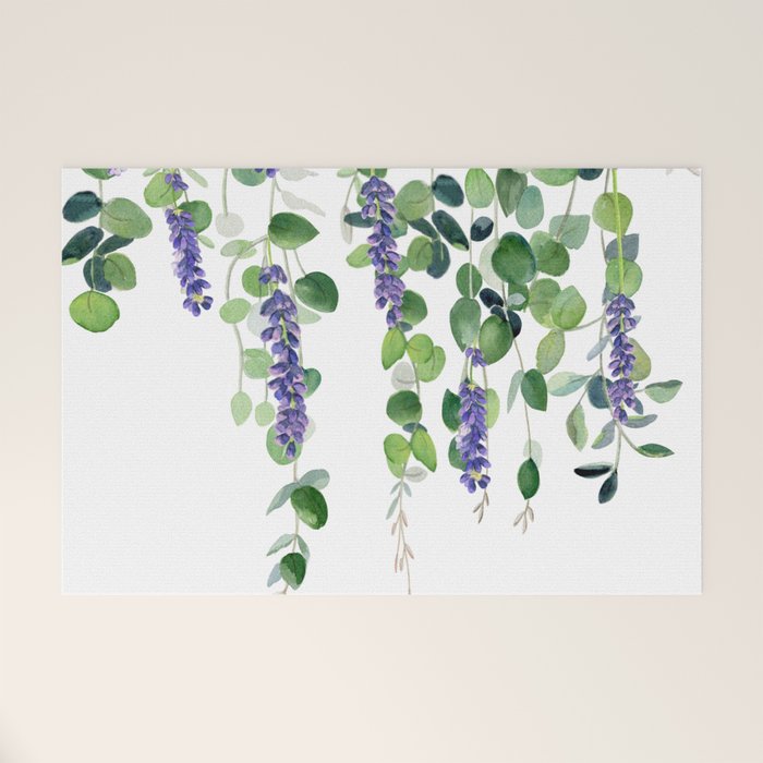 Eucalyptus and Lavender  Welcome Mat Gallery Image 1