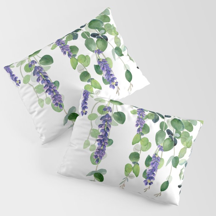 Eucalyptus and Lavender  Pillow Sham Gallery Image 1