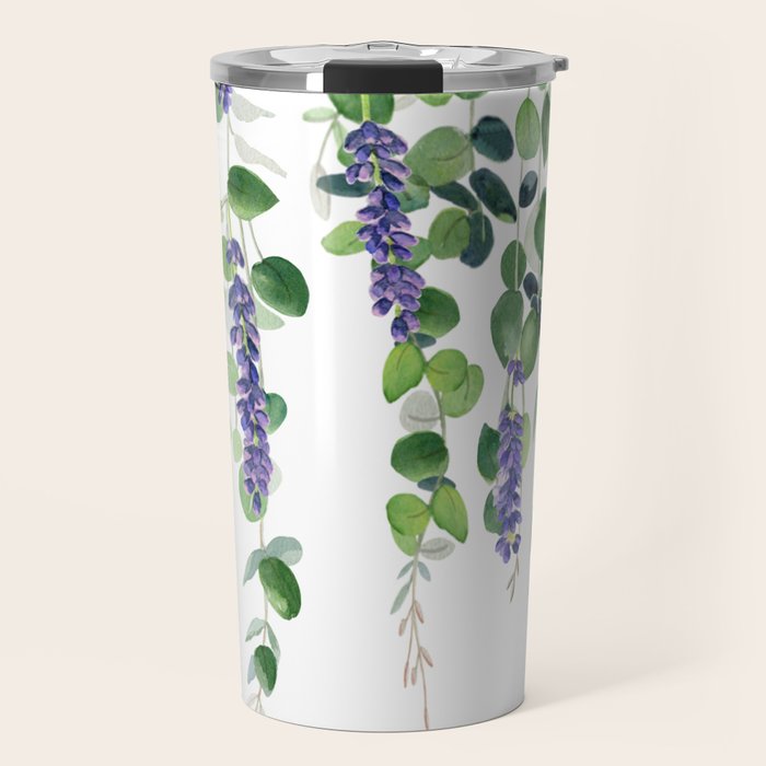 Eucalyptus and Lavender  Travel Mug Gallery Image 1