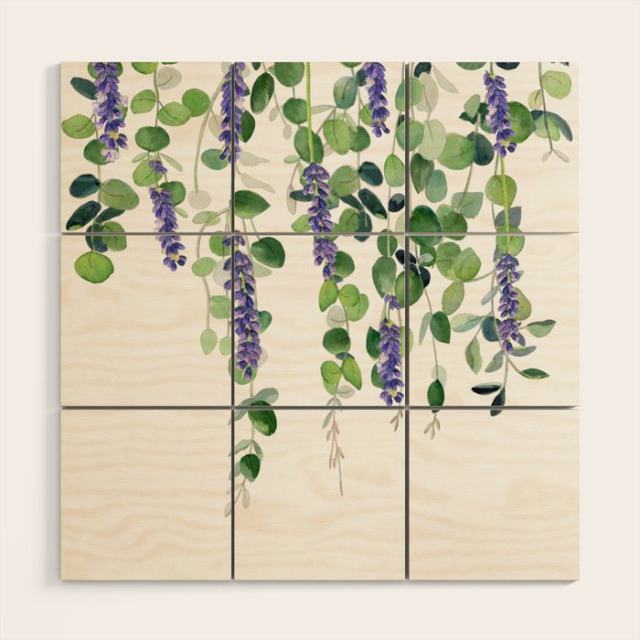 Eucalyptus and Lavender  Wood Wall Art Gallery Image 1
