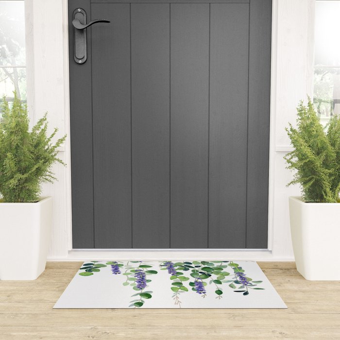 Eucalyptus and Lavender  Welcome Mat Gallery Image 3